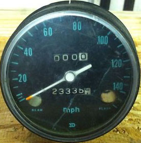 speedometer Honda 750 1969 plastic